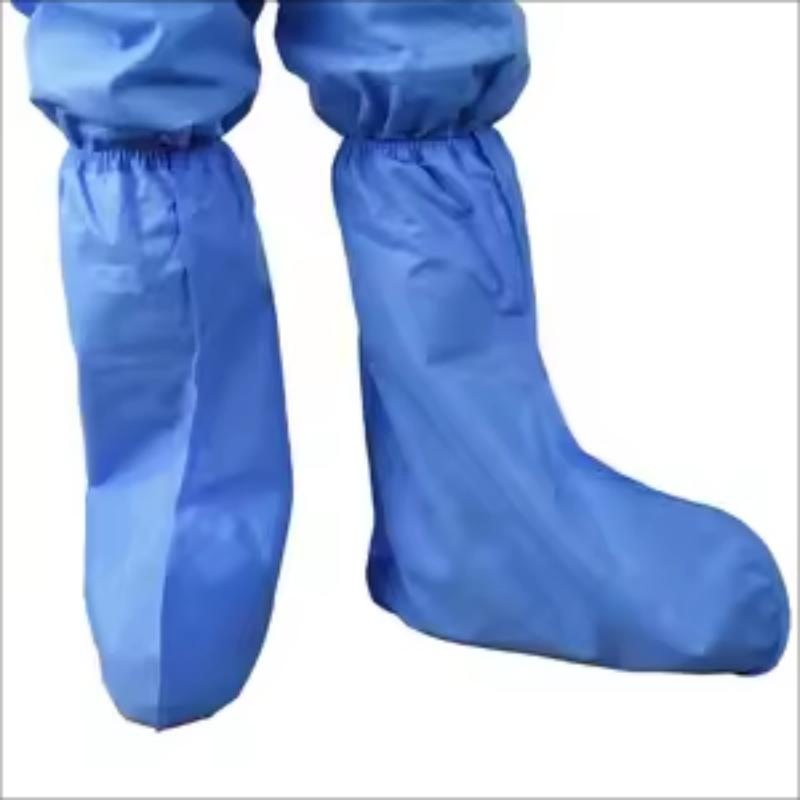 Breathable Water-Resistant Disposable Microporous Boot Cover Overshoes with Elastic for Protection Wholesale