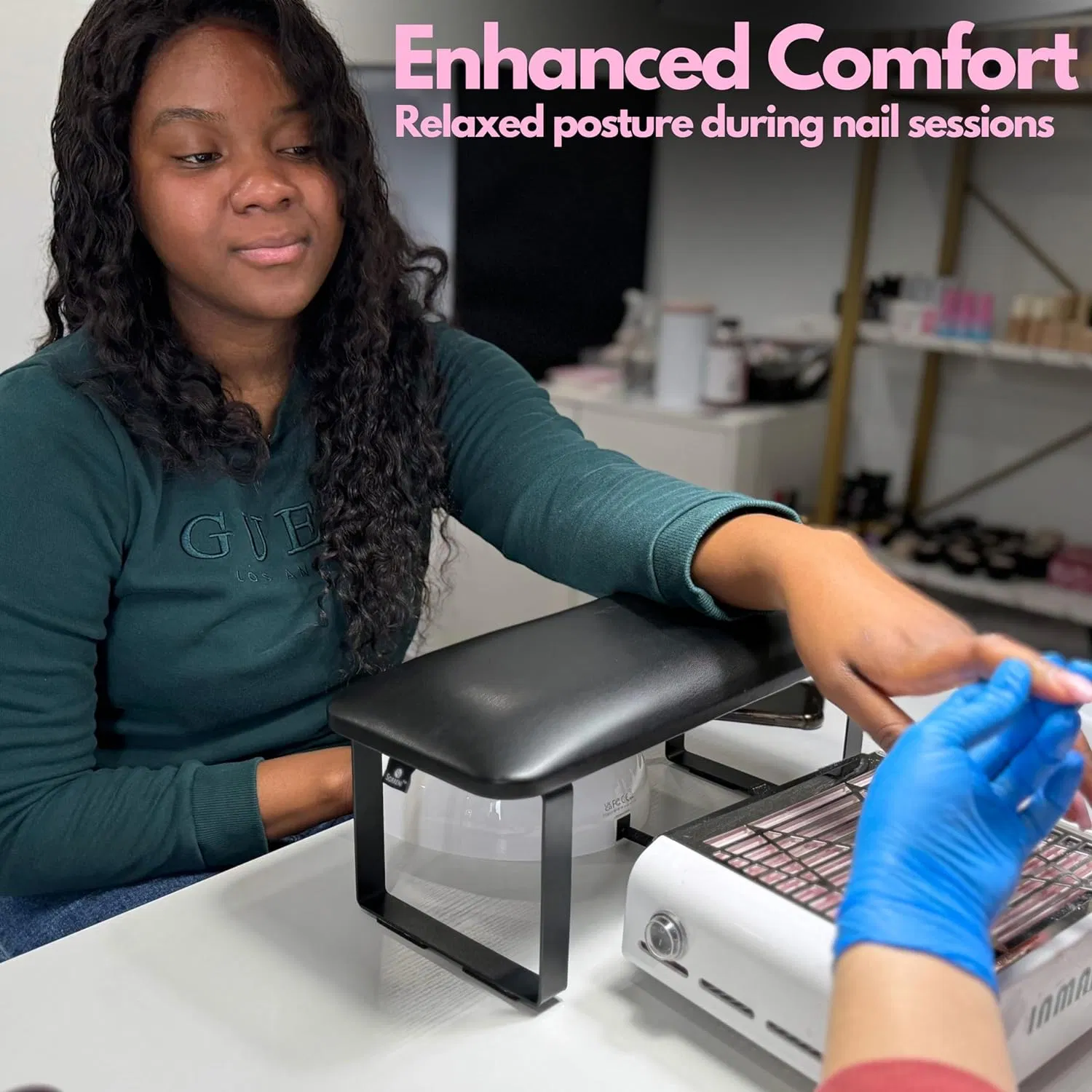 Popular Detachable Nail Arm Rest for Nails Tech Non-Slip Hand Rest