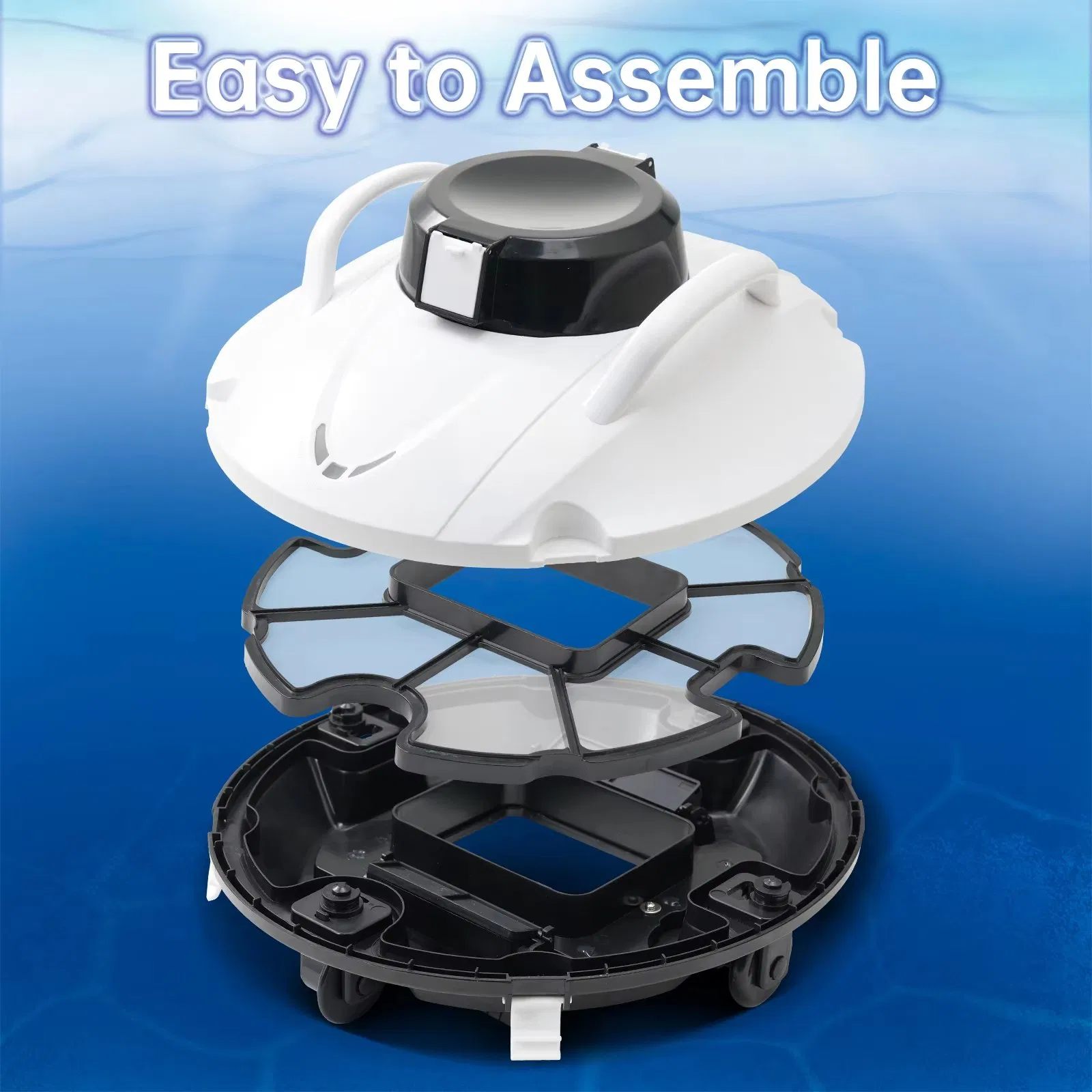 Glgw High-Efficiency Cordless Swimming Pool Cleaner Autonomous Smart Pool Cleaning Robot