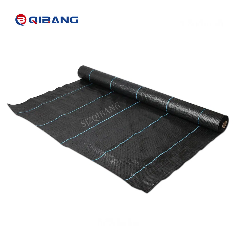 Wholesale Vegetable Greenhouse Farm Garden PP UV Stabilized Geotextile Grass Control Woven Weed Block Fabric