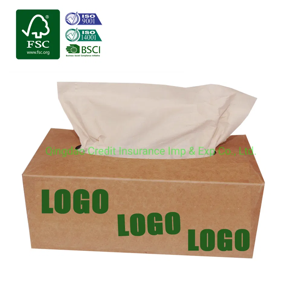 Natural Bamboo Facial Tissue Paper Soft Facial Tissue Paper