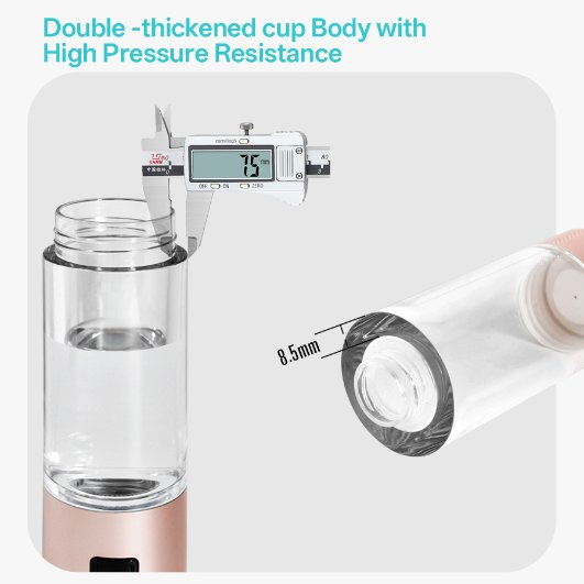 Cahmtf 5000ppb Hydrogen Water Bottle CE/RoHS/Ca65/FDA/LFGB Test Approved