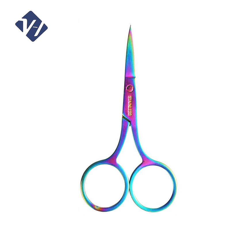 Head Eyebrow Scissor Makeup Trimmer Facial Hair Remover Manicure Scissor