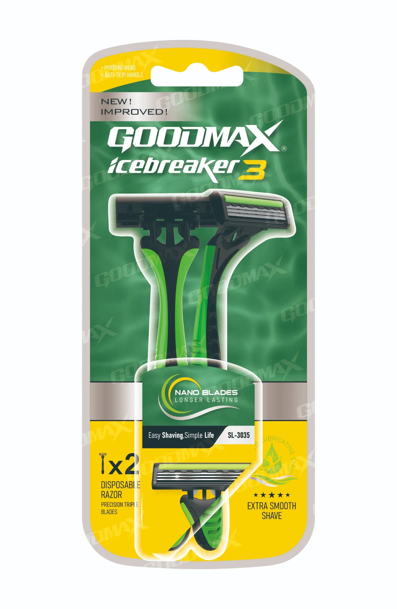Twin Stainless Steel Disposable Shaving Razor
