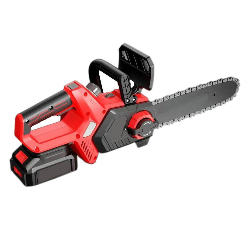 12inch Lithium Battery Cordless Chain Saw Top Handle Chainsaw with Electric Brake Auto Oiling LCD Display Chainsaw Wood Cutting