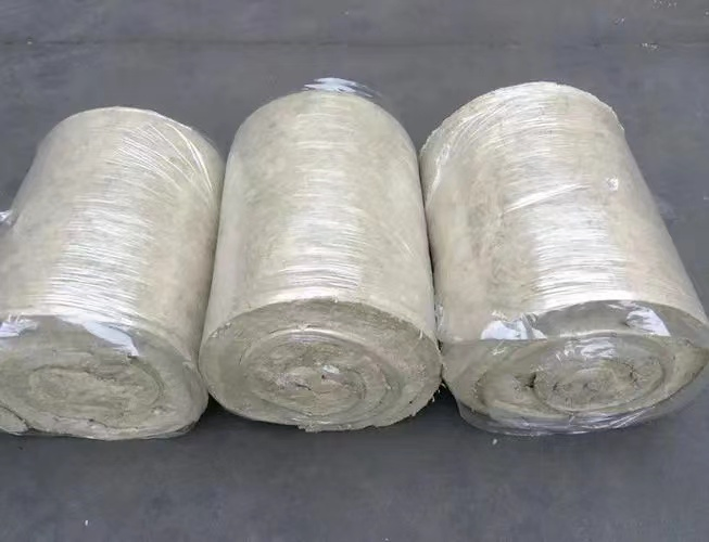 60kg/M3 Rock Wool Blanket with Wire Mesh for Insulation