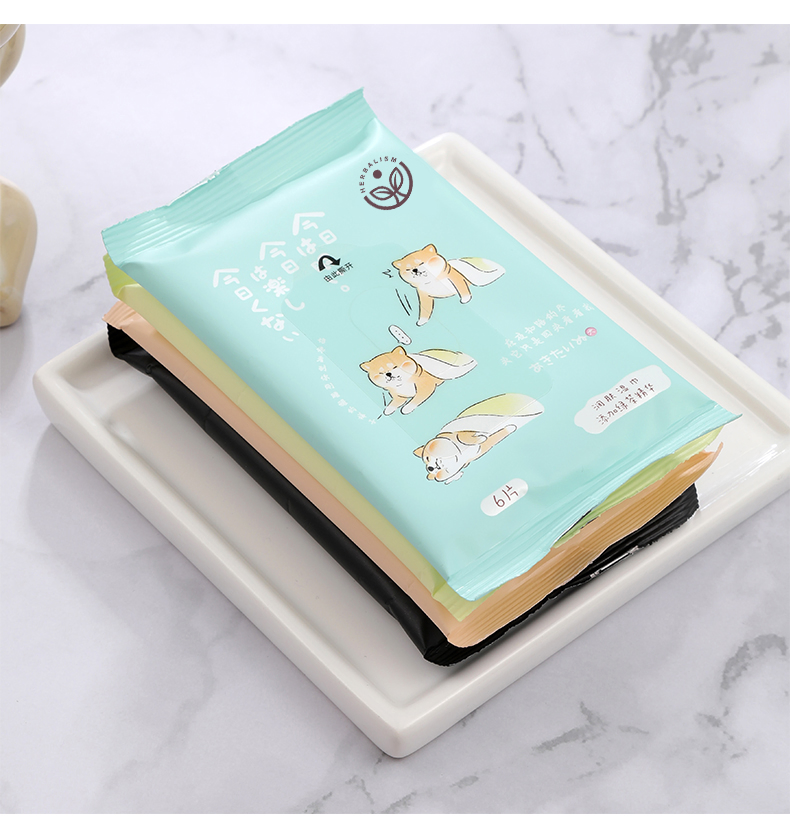 OEM Customized China Supplier High Quality Cotton Skin Care Cleaning Wet Wipes Towel 6/10/12 PCS
