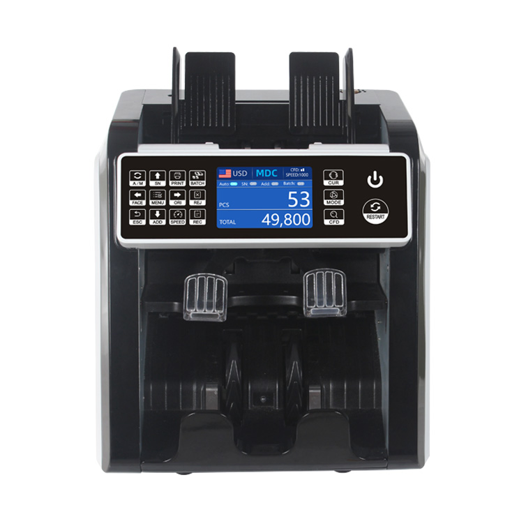 Multi Currency Value Counter Dual Cis Bill Counter Money Counter Cash Counting Machine 950