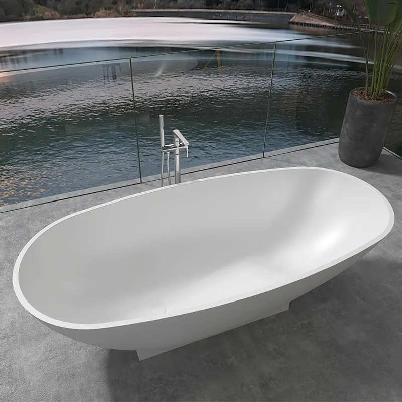 Portable Bathtub for Adult Freestanding Classic Massage Free Standing Bathtub