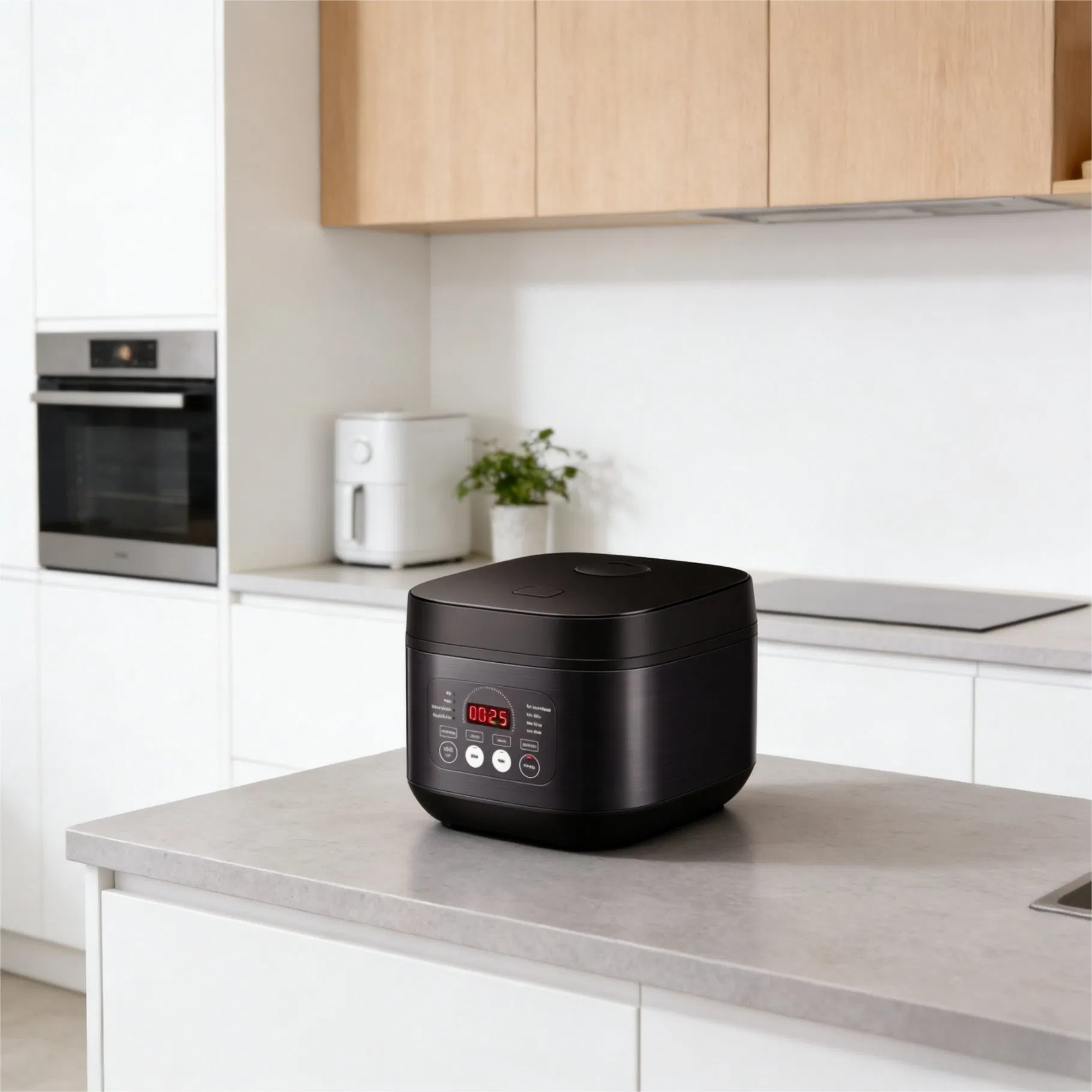 4L Large Capacity Multifunctional Appliance with 10 Preset Menus Healthy Non-Stick Inner Pot 860W Power 24h Delay and Precise Temperature Control Cooker