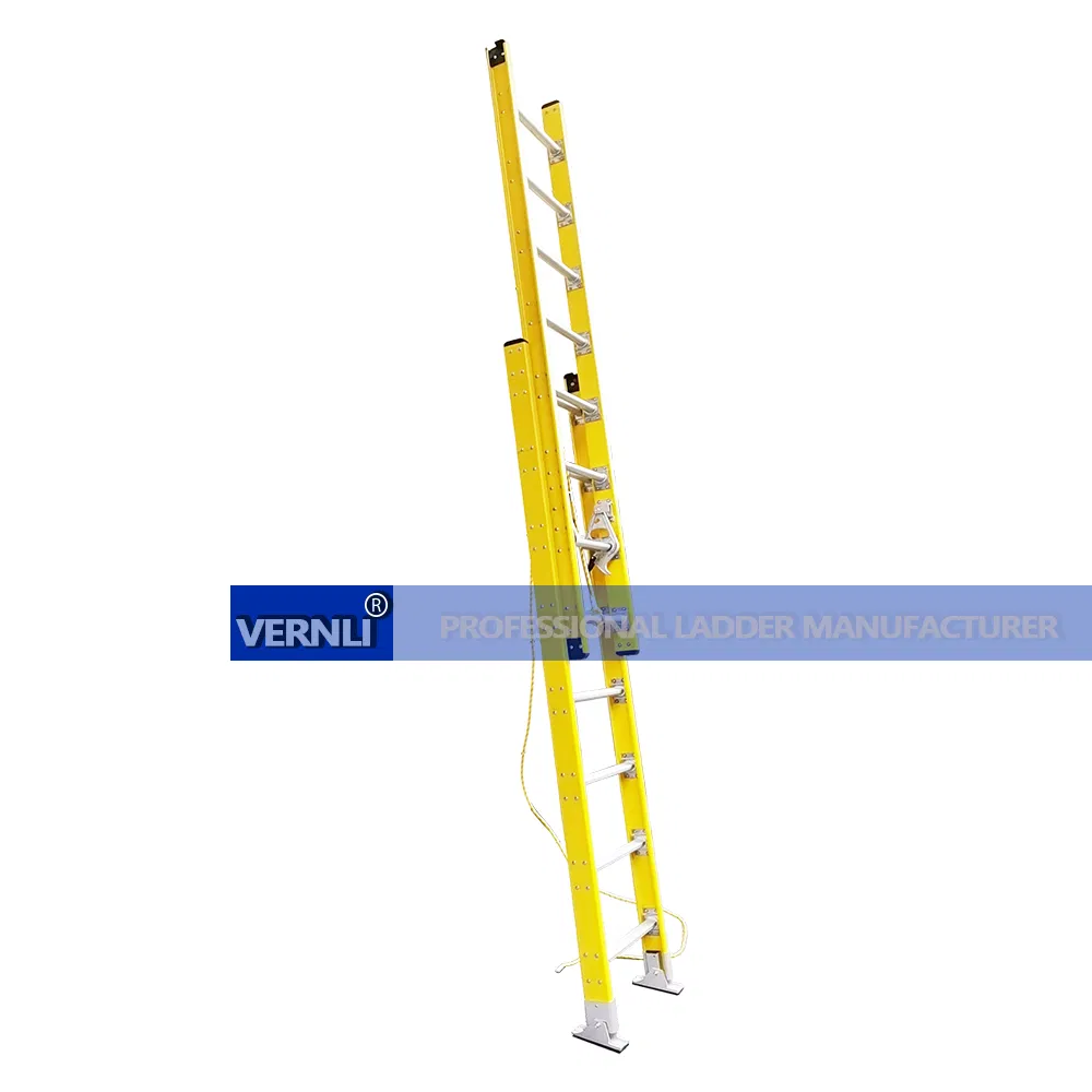 Fiberglass Agility Ladder Extension Insulated Ladders Folding Loft Ladder with ANSI