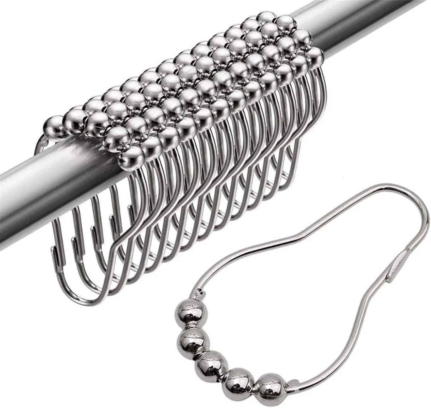 Hot Sale Metal Curtain Hanger Curtain Hooks Metal Bathroom Curtain Hooks