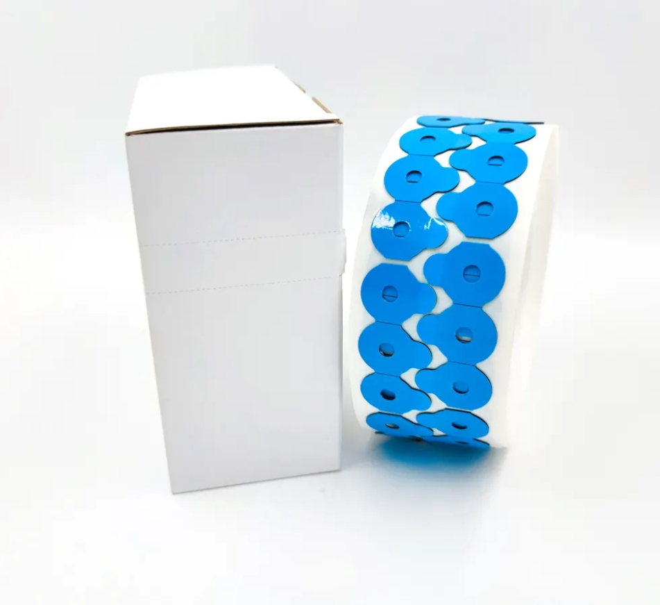 High Quality 24*30mm Big Round Shape Blue Optical Glasses Lens Blocking Pads Eyeglasses Accessories for Lens Edge Grinder