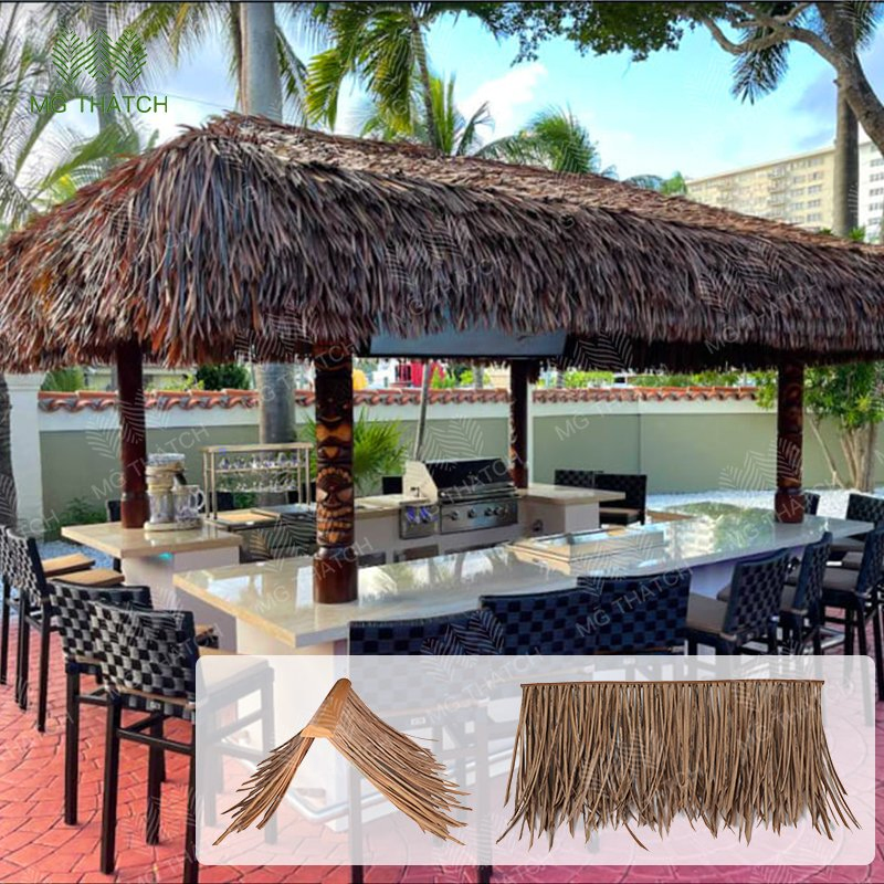 UV Resistant Artificial Synthetic Thatch Cottage Roof