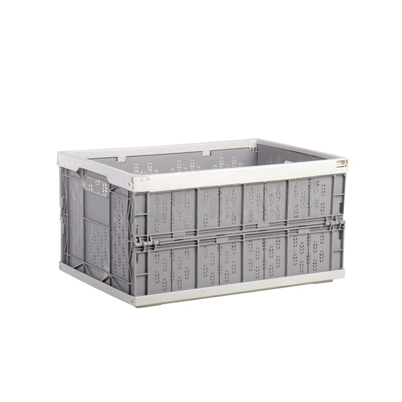 Vegetable Collapsible Storage Crate Folding Plastic Box