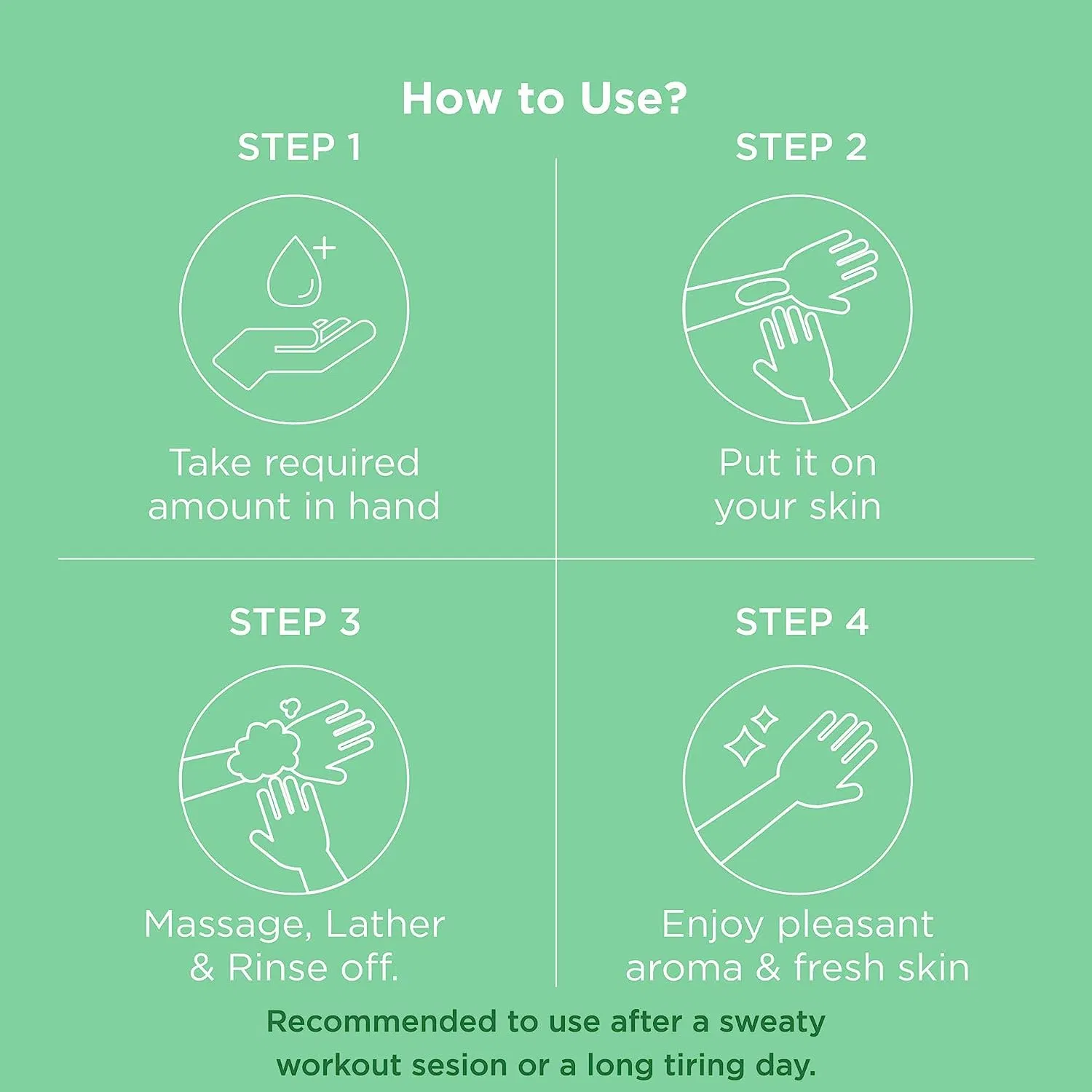 Tea Tree Eucalyptus Oil Shower Gel Body Wash