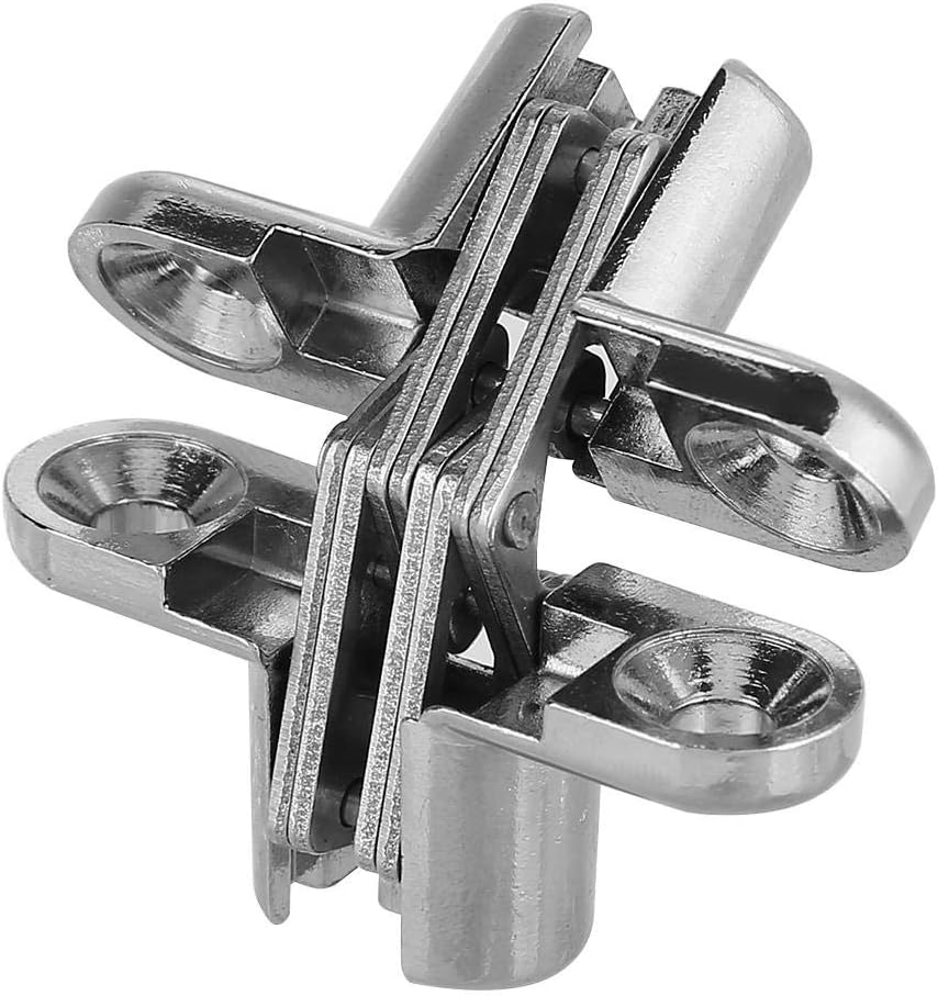 High Quality Zinc Alloy Concealed Hinges Invisible Hinge Cross Hinges for Doors