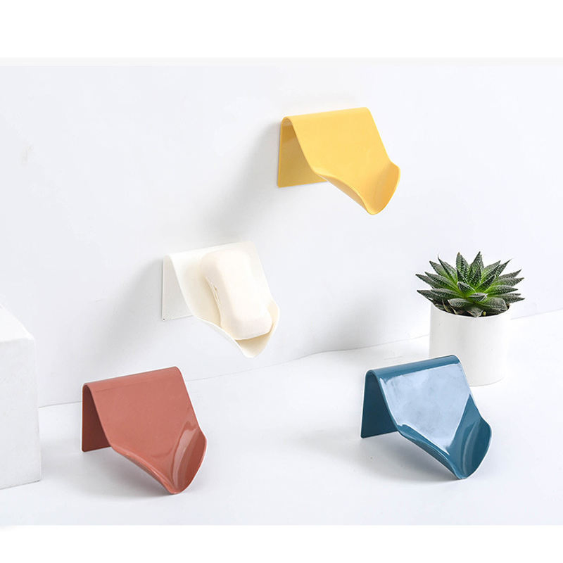 Free Punching Drain Wall Bathroom Shower Soap Holder Storage Box