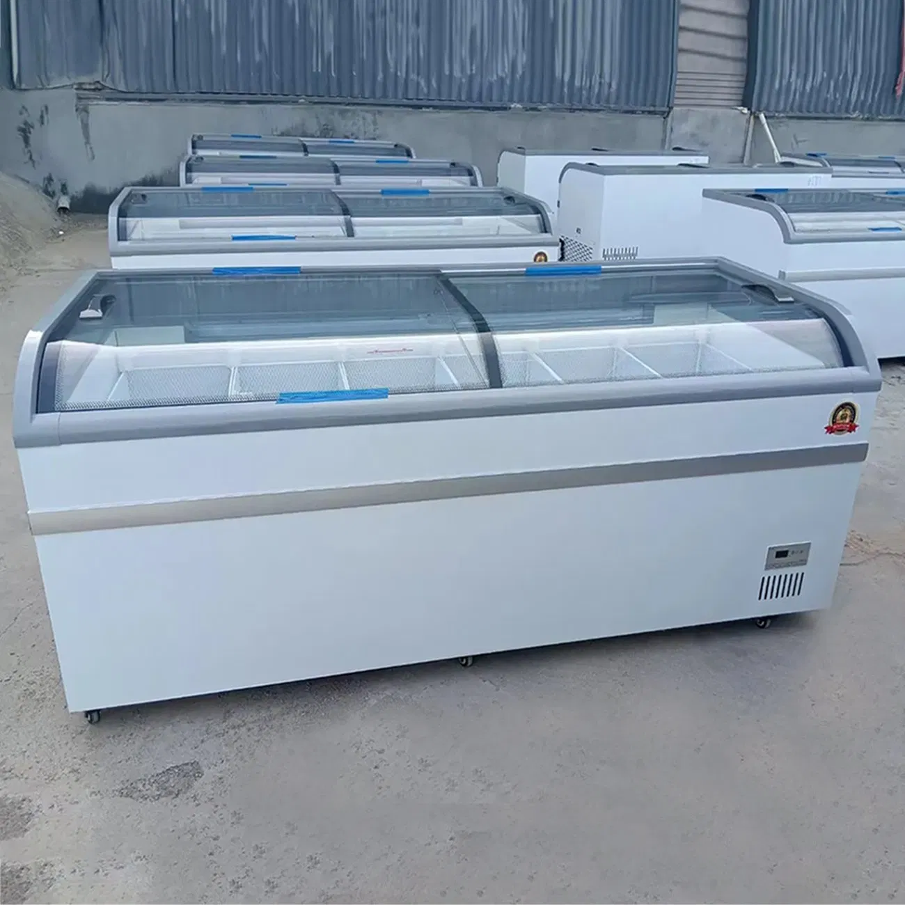 Factory Price Commercial Ice Cream Gelato Display Freezer Frozen Food Display Cabinet