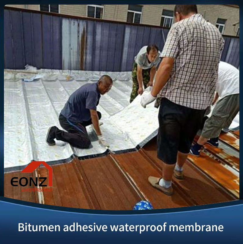 Self Adhesive Bitumen Waterproofing Membrane with Aluminum Film
