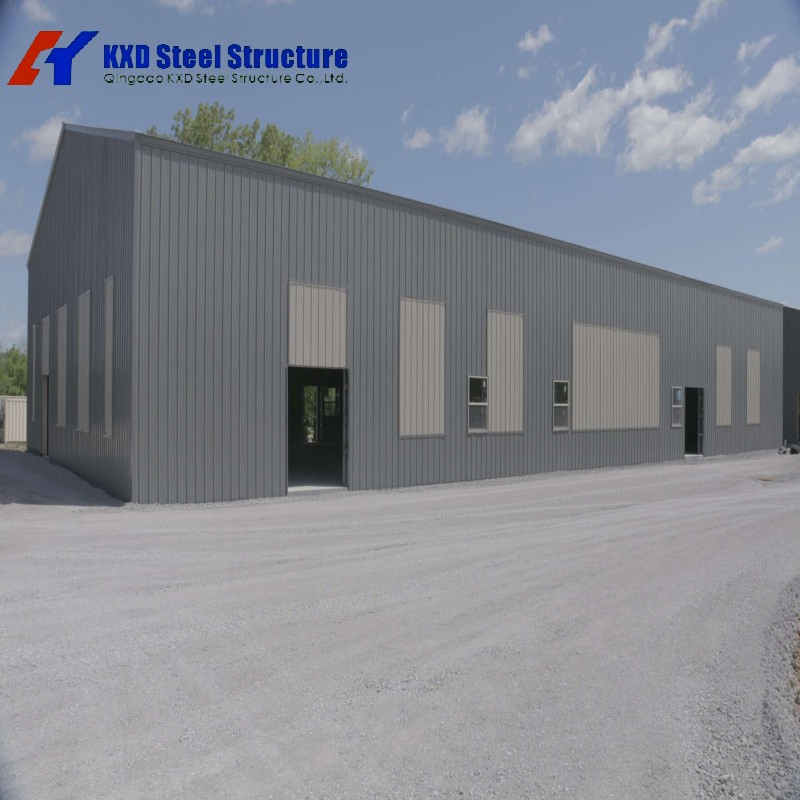 Prefabricated Light Structural Steel Garden Shed Carport (KXD-SSW232)
