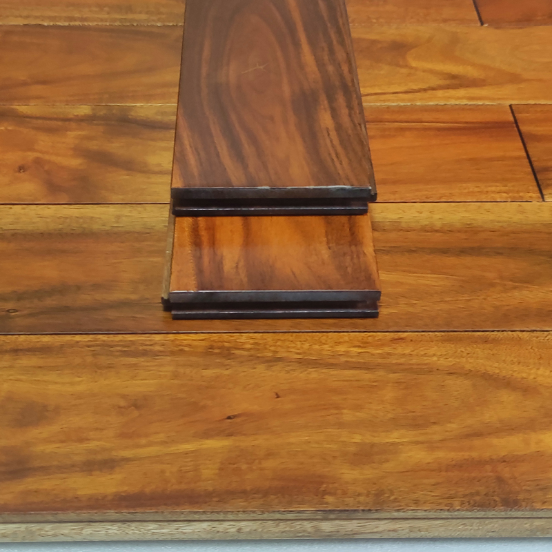 Eco-Friendly 18mm Acacia Wood Herringbone Flooring with Non-Slip Design