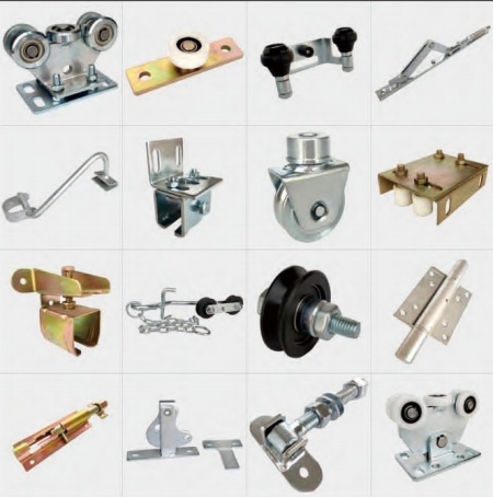 Heavy Duty Sliding Door Roller Zinc Galvaniz Steel Gate Wheel