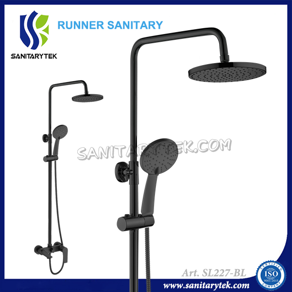 Смеситель для душа настенный с дождевой лейкой