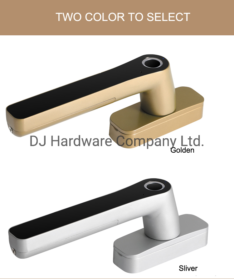 Smart Fingerprint Window Lock Zinc Alloy Electronic Fingerprint Handle Lock