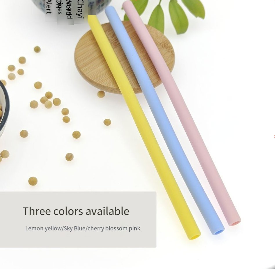 Biodegradable Natural PLA Straight Straws for Milk Tea Juice Coffee