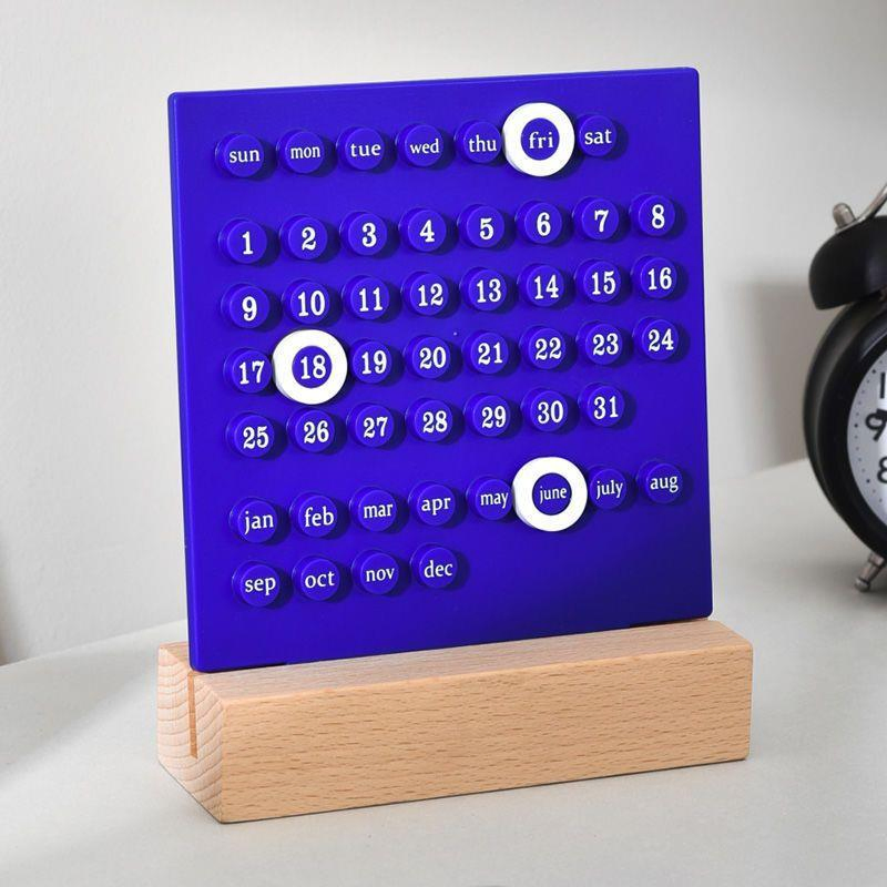 Acrylic Ring Perpetual Calendar - DIY Desktop Countdown Reminder Decor