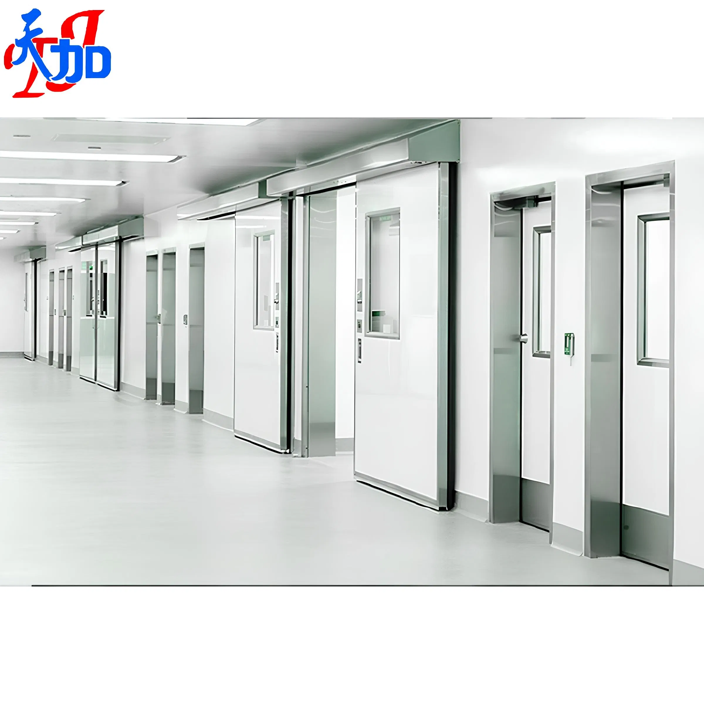 Strong Airtightness, Excellent Sound Insulation, Impact-Resistant, Durable, Easy to Clean, Various Styles Cleanroom Steel Door