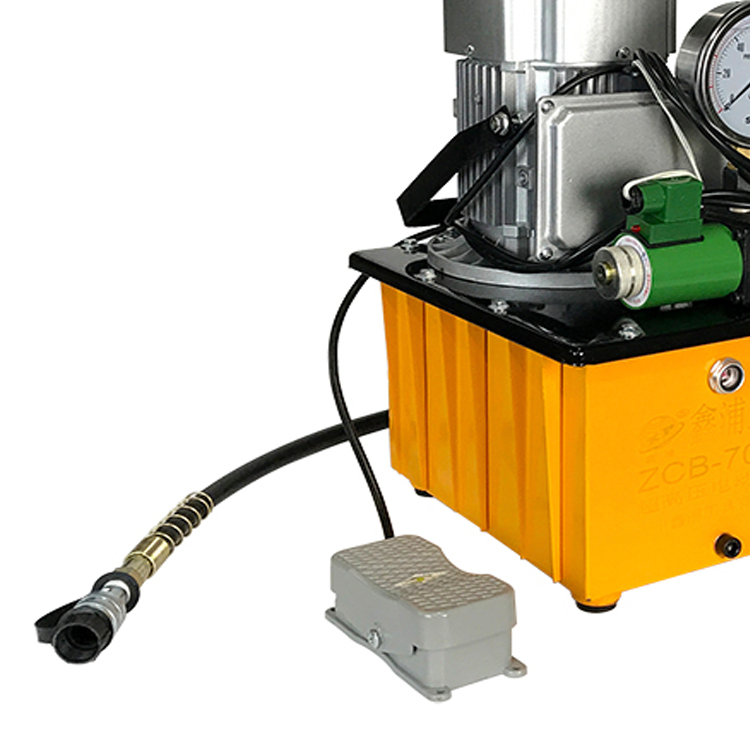 Zcb-700b Single Acting High Pressure 220V 70MPa 0.75kw Hydraulic Electric Oil Pump