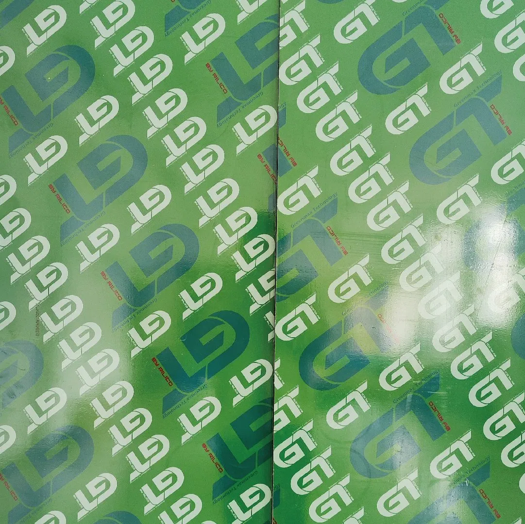 4X8 18mm Gt Film Green PP Plastic Plywood Sheet for Construction