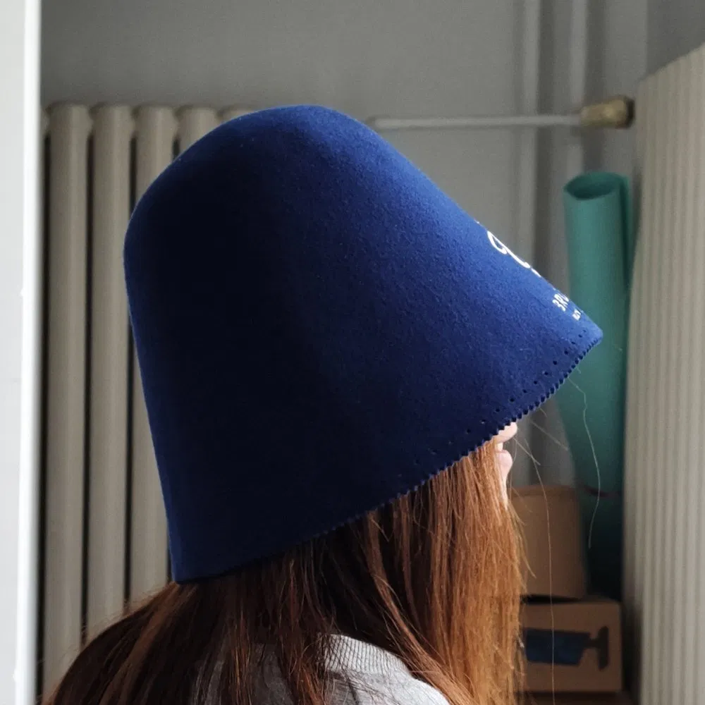 Wholesale Customize Design Wool Australian Merino Wool Felt Sauna Hat