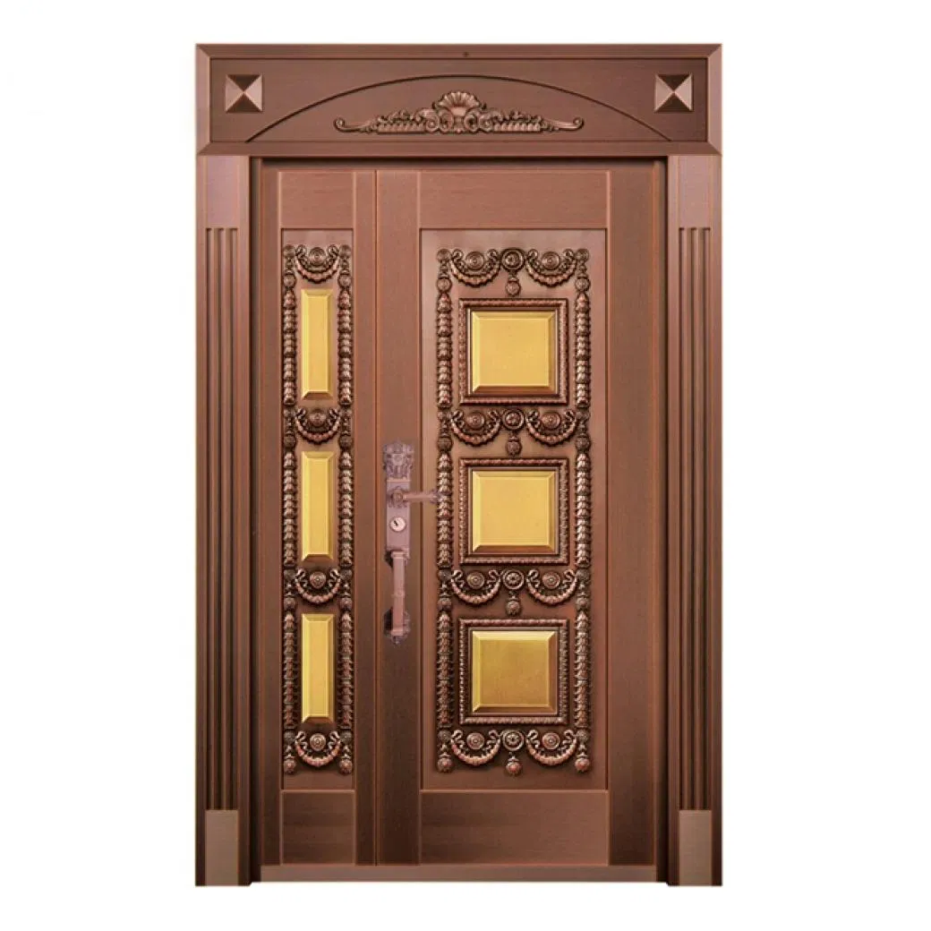 Входная металлическая дверь для коттеджа, сталь