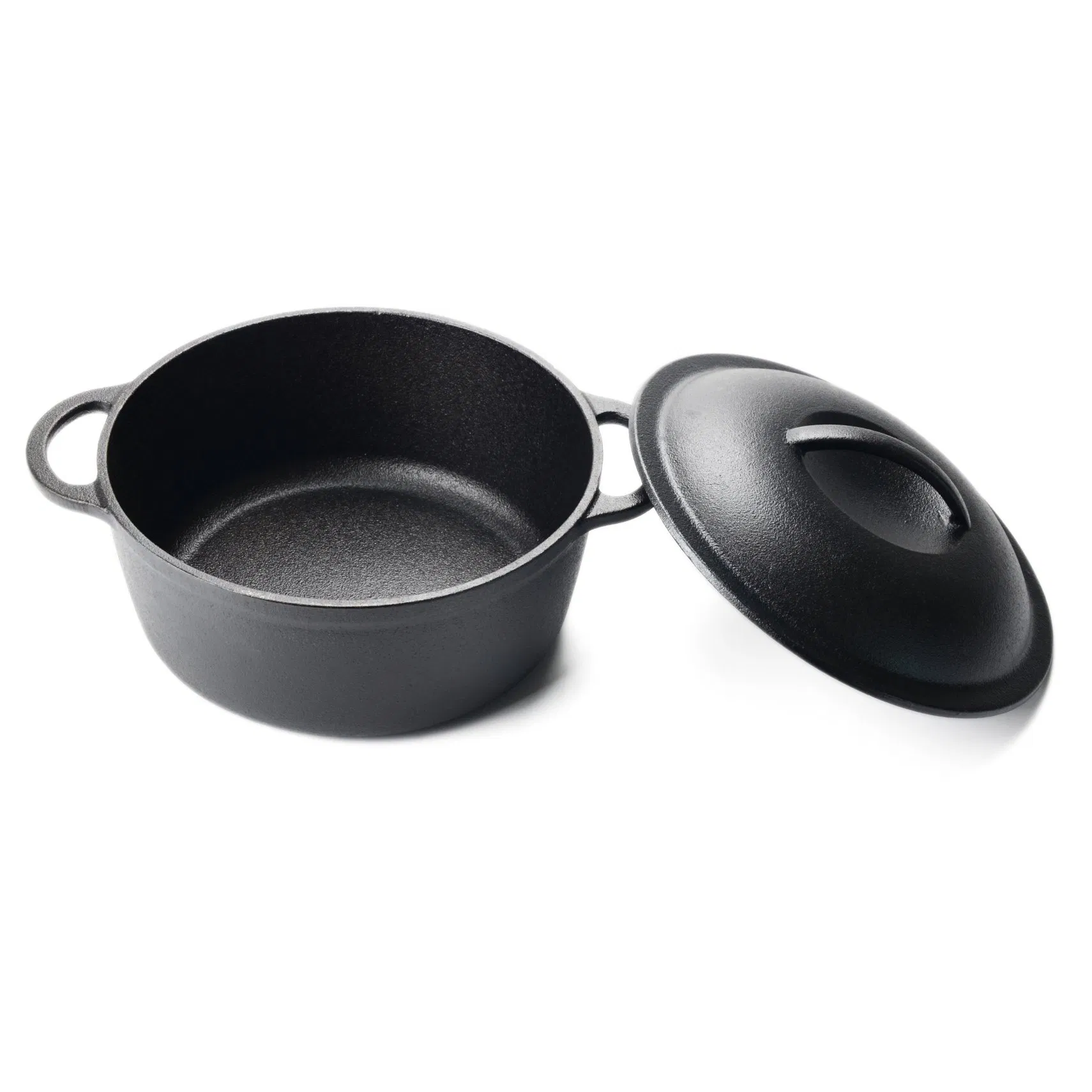 Чугунный казан для дома и улицы с крышкой