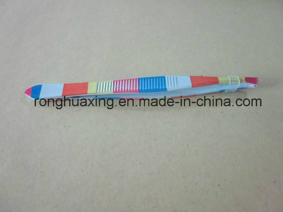 Ss-T80-3 Beauty Eyebrow Tweezers with Pattern Printing