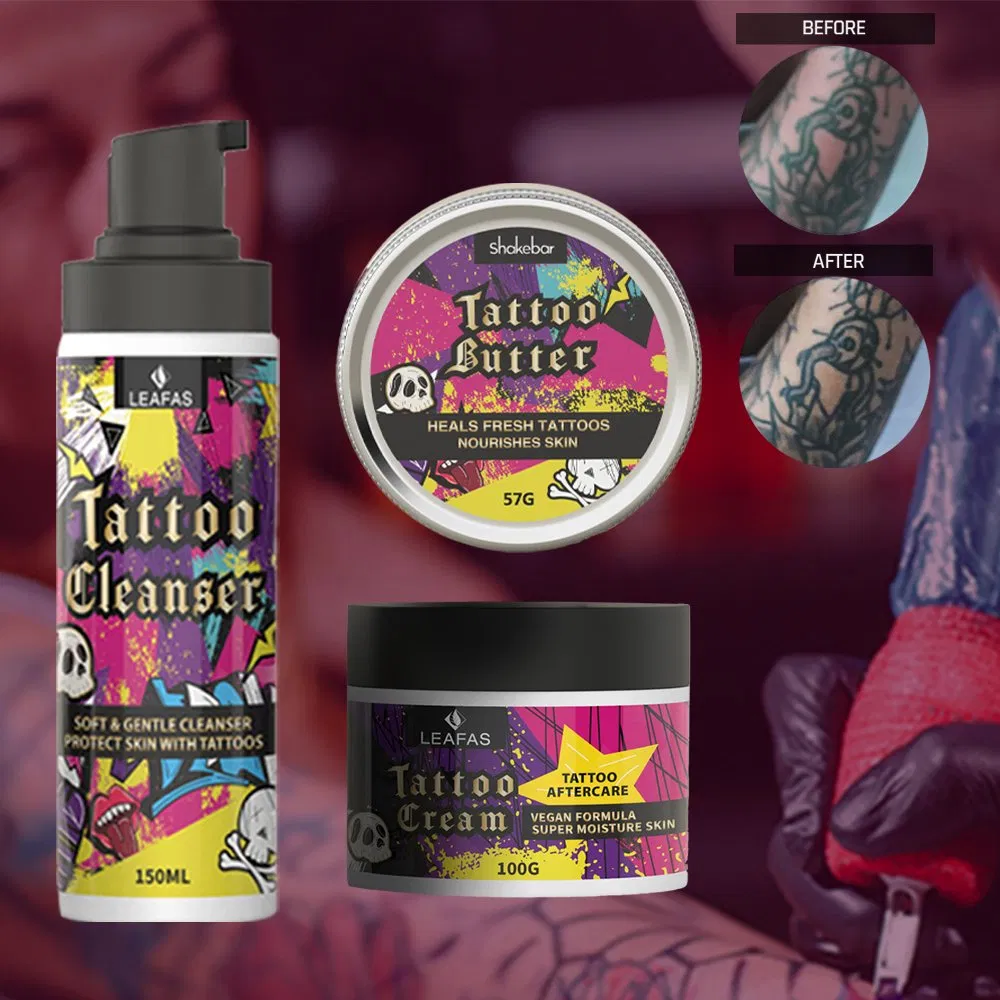 Private Label Tattoo Aftercare Healing Balm Ointment, Anti-Inflammatory Herbal Relieves Itching Soothes Tattoo Intensifying Cream
