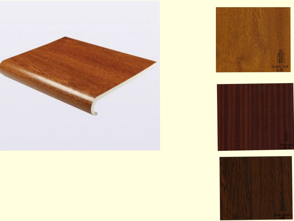 Wooden Grain Anti-UV Exterior/Outdoor Use High Weather Resistance PUR Laminating/Lamination Plastic Foil/Film for U-PVC Windows & Doors/Wall Panel/PVC Fence