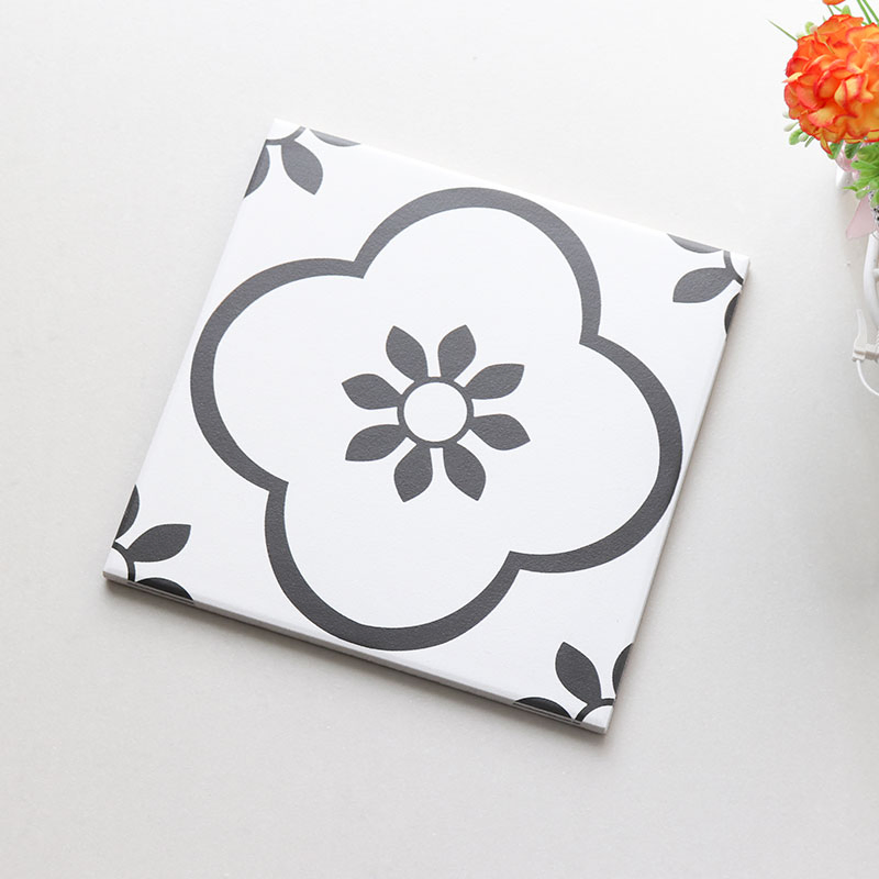 Home Decor 8X8 Flower Feature Wall Ceramic Decorative Floor Tiles