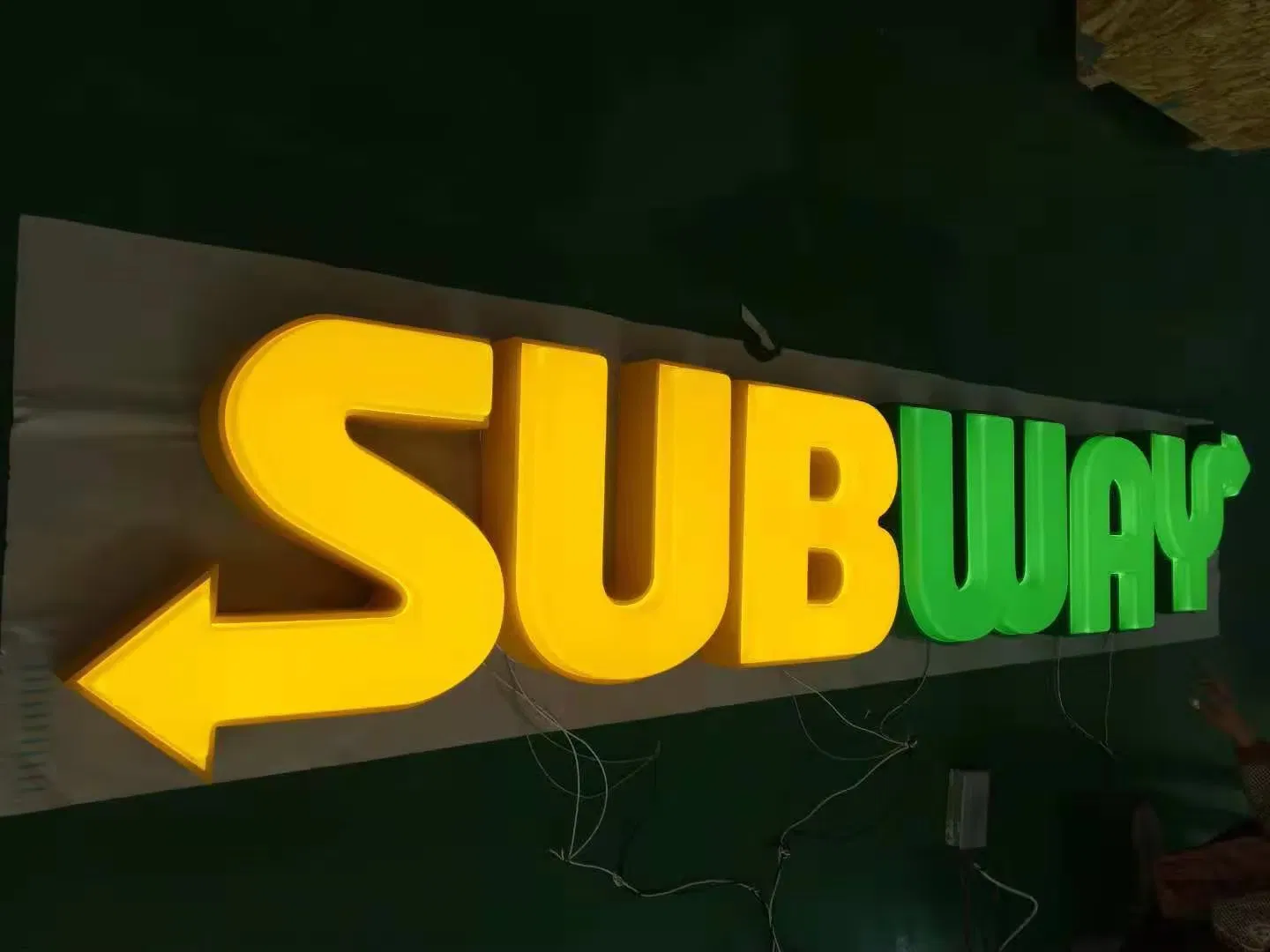 Advertising LED Shop Store Acrylic Vacuum Forming Letter Sign Board