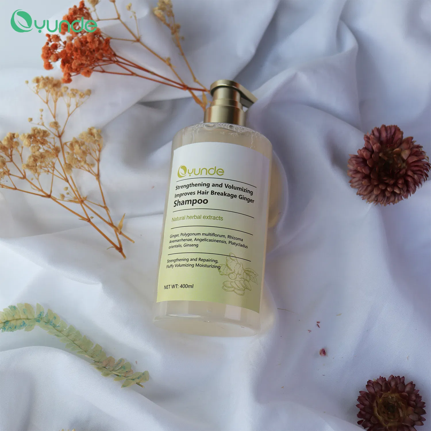 Promote Hair Growth, Natural Extract, Ginger Shampoo