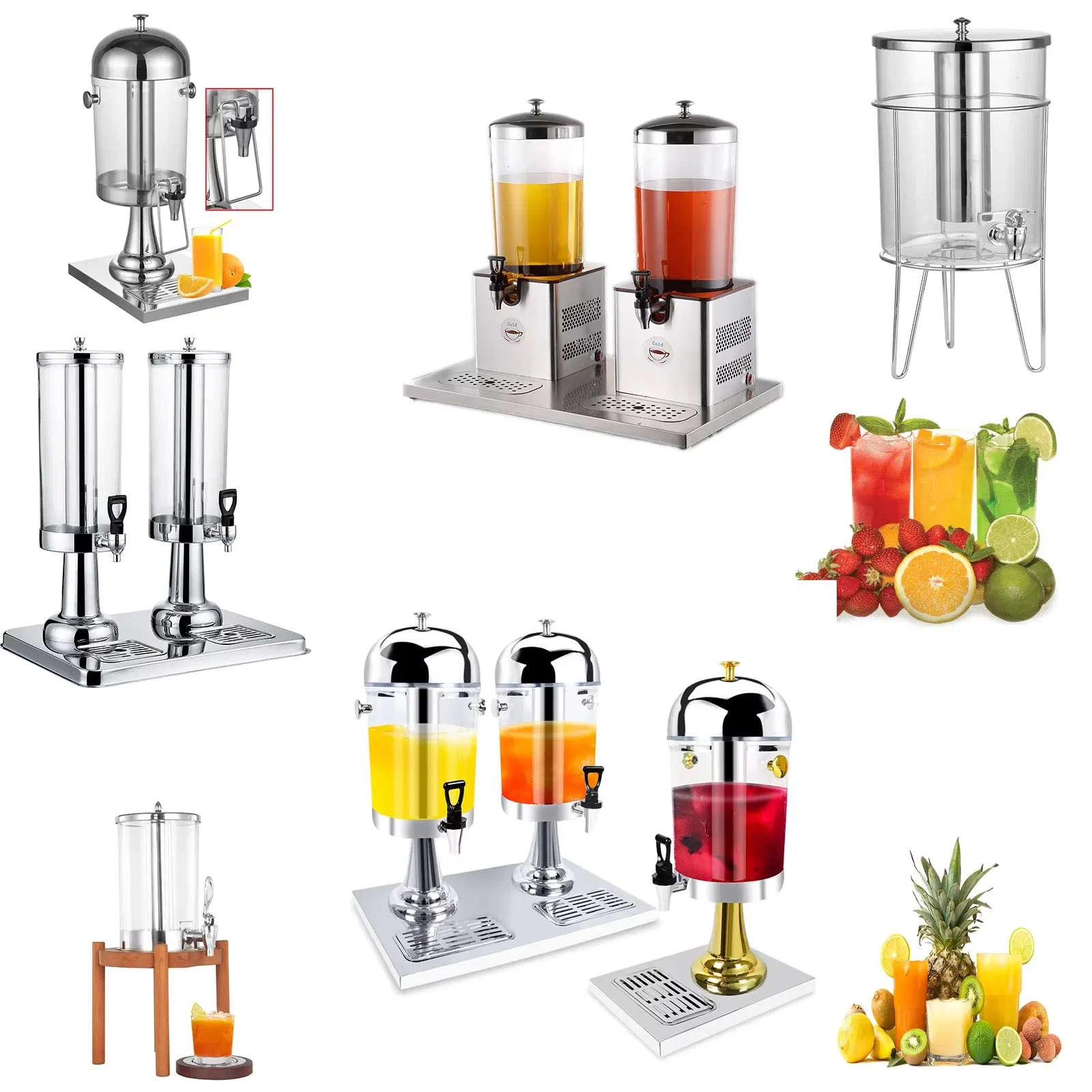 Wholesale Commercial Catering Equipment Buffet Set Fruit Juice Dispenser Beverage Drink Kits