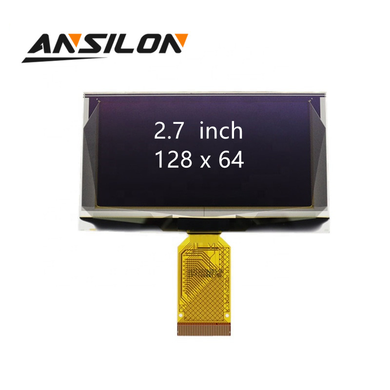 2.7 Inch 128X64 OLED Screen 30 Pin OLED Display Module SSD1327 Pmoled