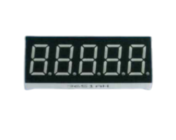 Bright Red 7-Segment LED Digital Display for Easy Viewing