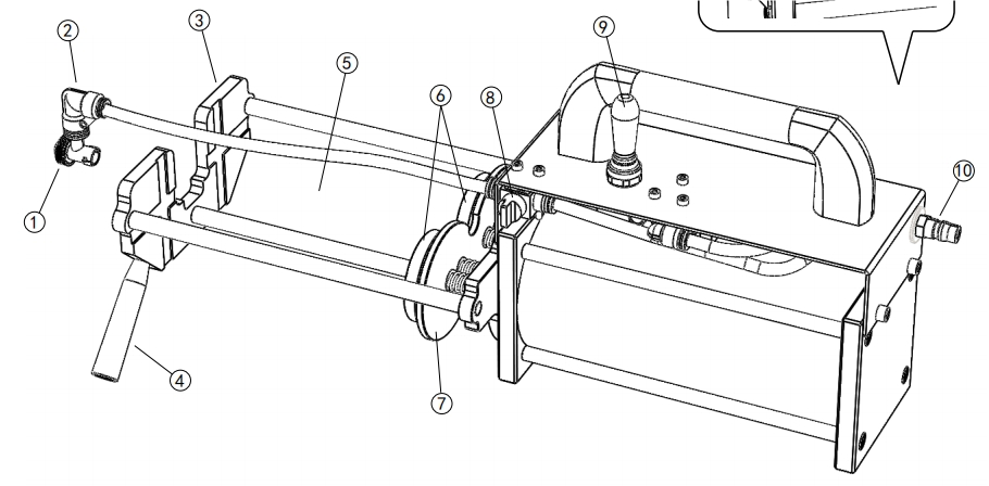 Пневматический краскопульт для полимочевины JX