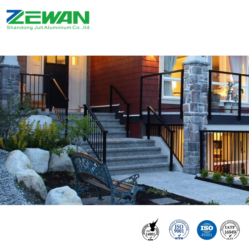 Aluminium Railing Balustrade Aluminium Handrail for Apartments