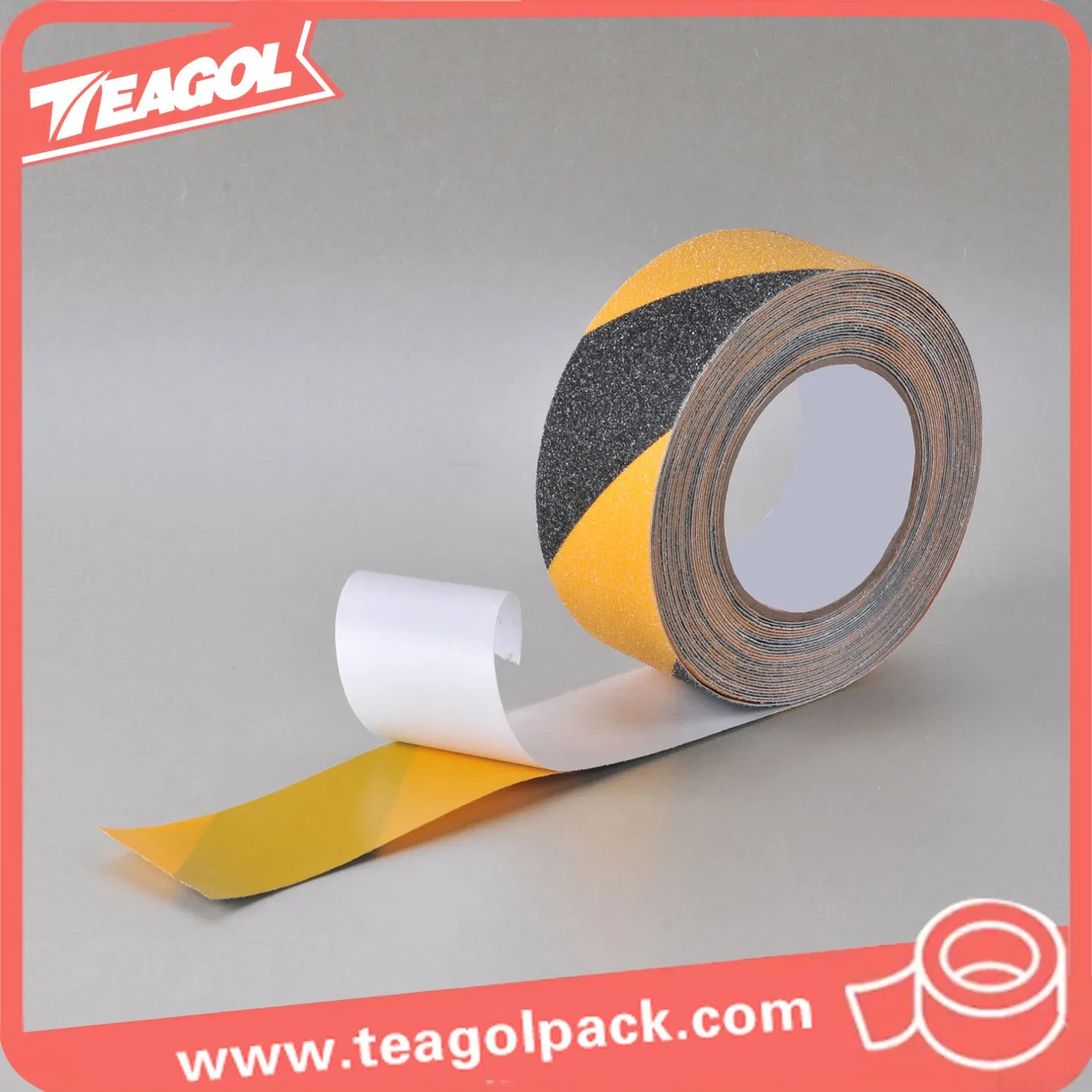 Anti-Slip Tape PVC Aluminum Oxide Grit P60 P80 Solvent Glue Adhesive Tape