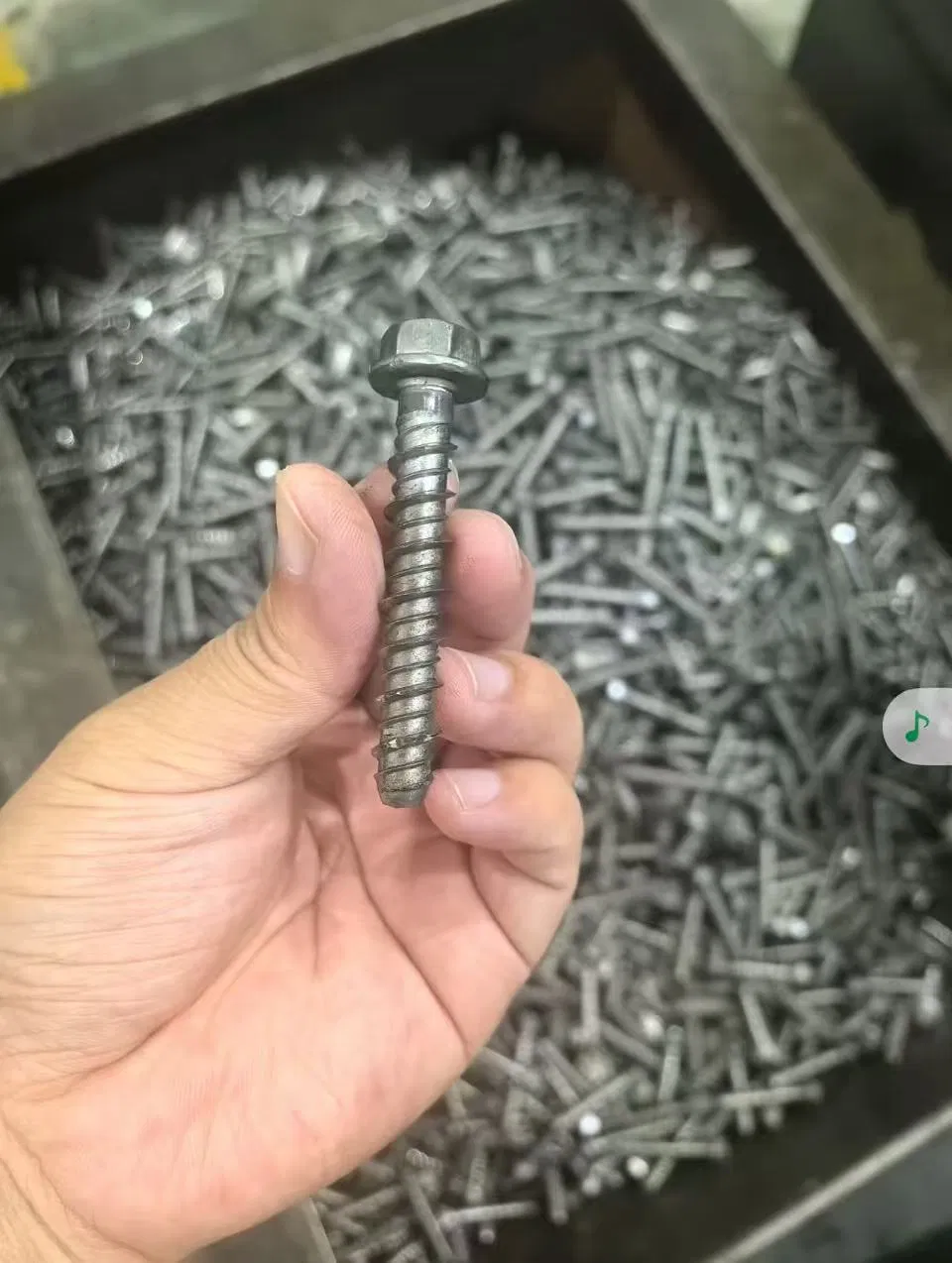 Concrete Bolt with Hex Flange